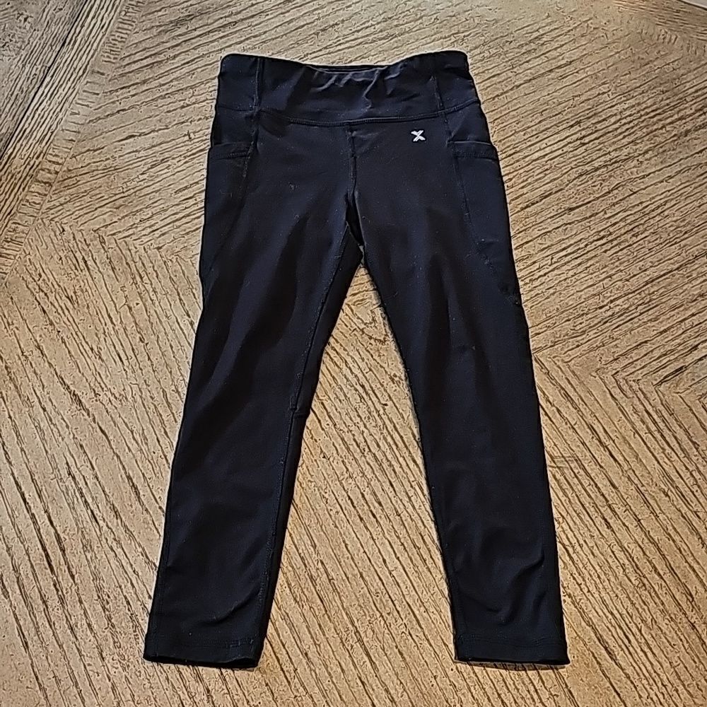 Black leggings XS 6/6X Xersion